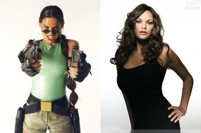 Lara Croft a filmvásznon és modellként