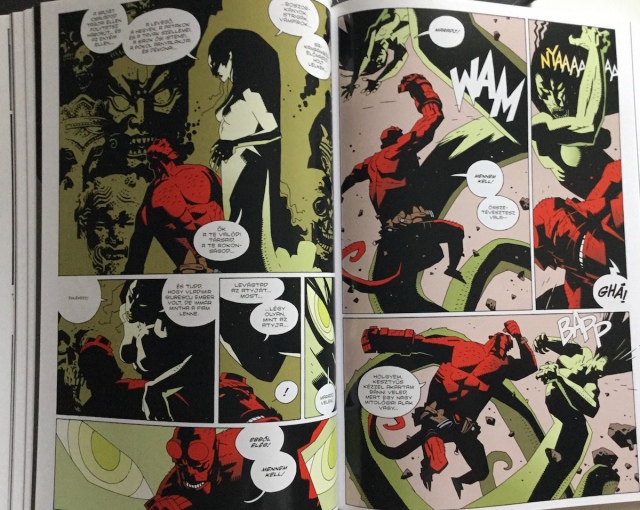 Hellboy képregények: A pusztítás magja és Ördögöt a falra